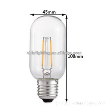 LED COB Filament bulb T45 Energy saving light bulb Hot sales light bulb